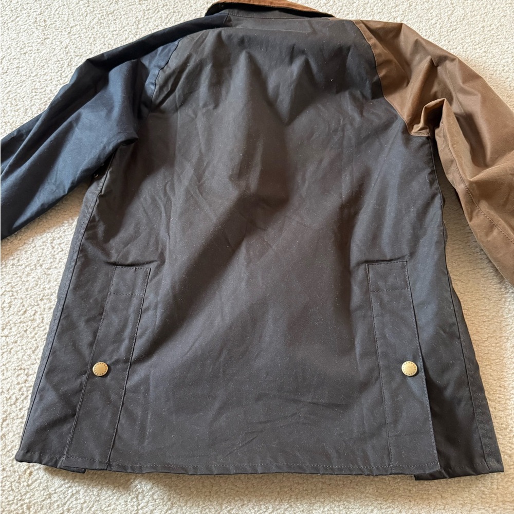 Barbour Patchwork Waxed Jacket Size 36 - image 6
